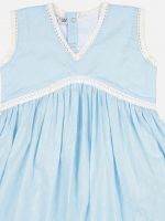 Girl’s Solid Cotton Frock