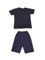 Boy’s Printed Cotton T-shirt & Pant