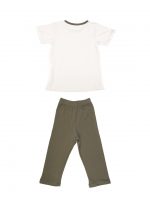 Boy’s Printed Cotton T-shirt & Pant